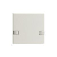 Tasto 1/1 KNX/elettronic.s.LED EDIZIOdue comando doppio grigio chiaro