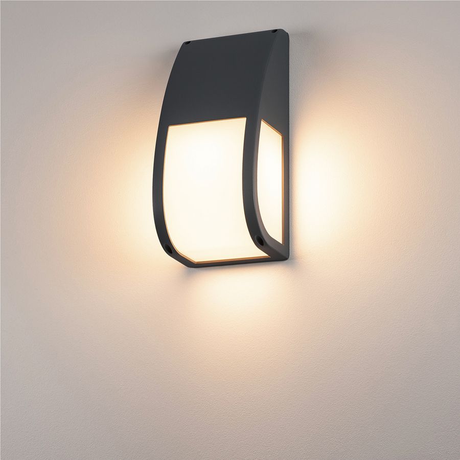 Lampada a muro SLV KERAS ELT, E27 25W IP54 antracite
