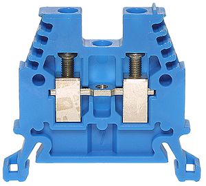 Borne de passage joignable WZ Ex 0.5…2.5mm² 24A 1000V vis 2×1 rail DIN 35mm bl