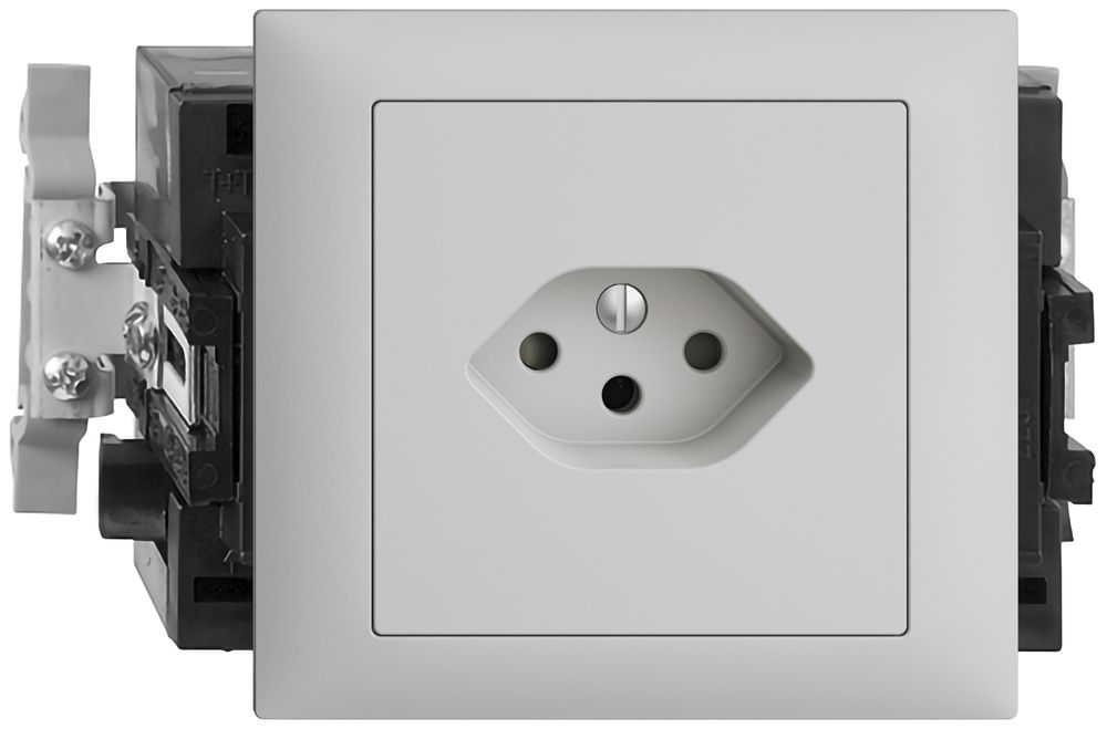 Prise INC EDIZIOdue T13 gris clair, 49…69mm Snap