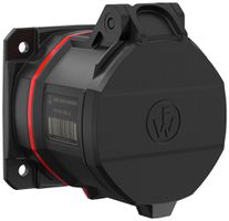 EB-Steckdose CEE NEO 5P 32A 380…415V 6h rot IP54 schraublose Klemme 80×80mm