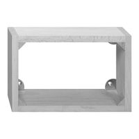 AP-Holzrahmen für FLF 2×6 Hartholz lackiert