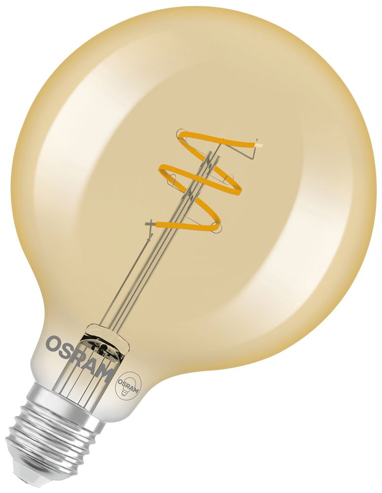 Lampada LED LEDVANCE Vintage 1906 E27 4.9W 470lm 927 REG oro Ø95×139mm