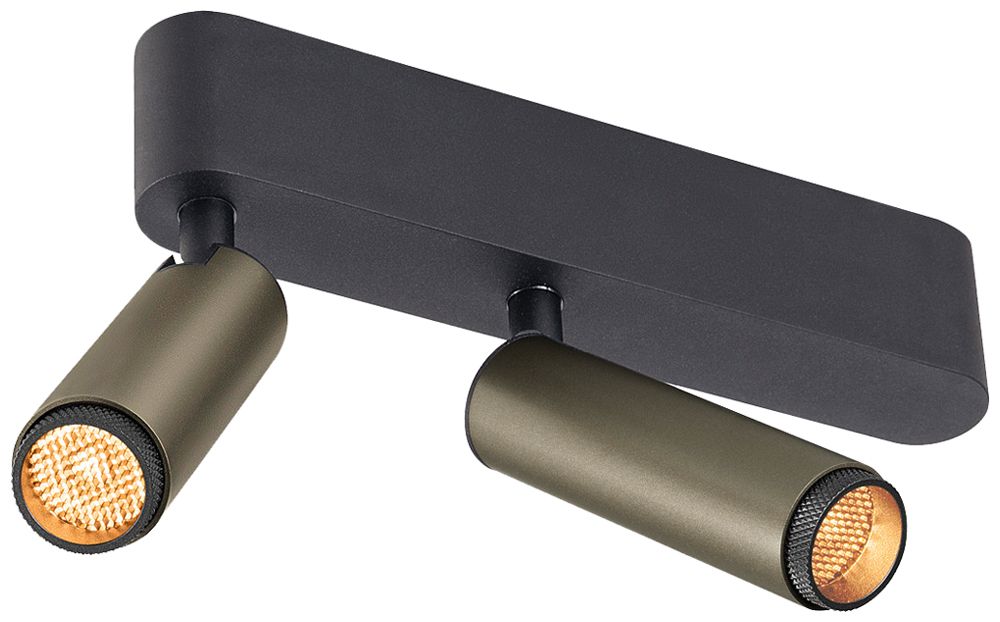 Spot LED SLV GRIP SPOT S 21W 1200lm 2700K MB VAR 200×101×84mm noir/bronze