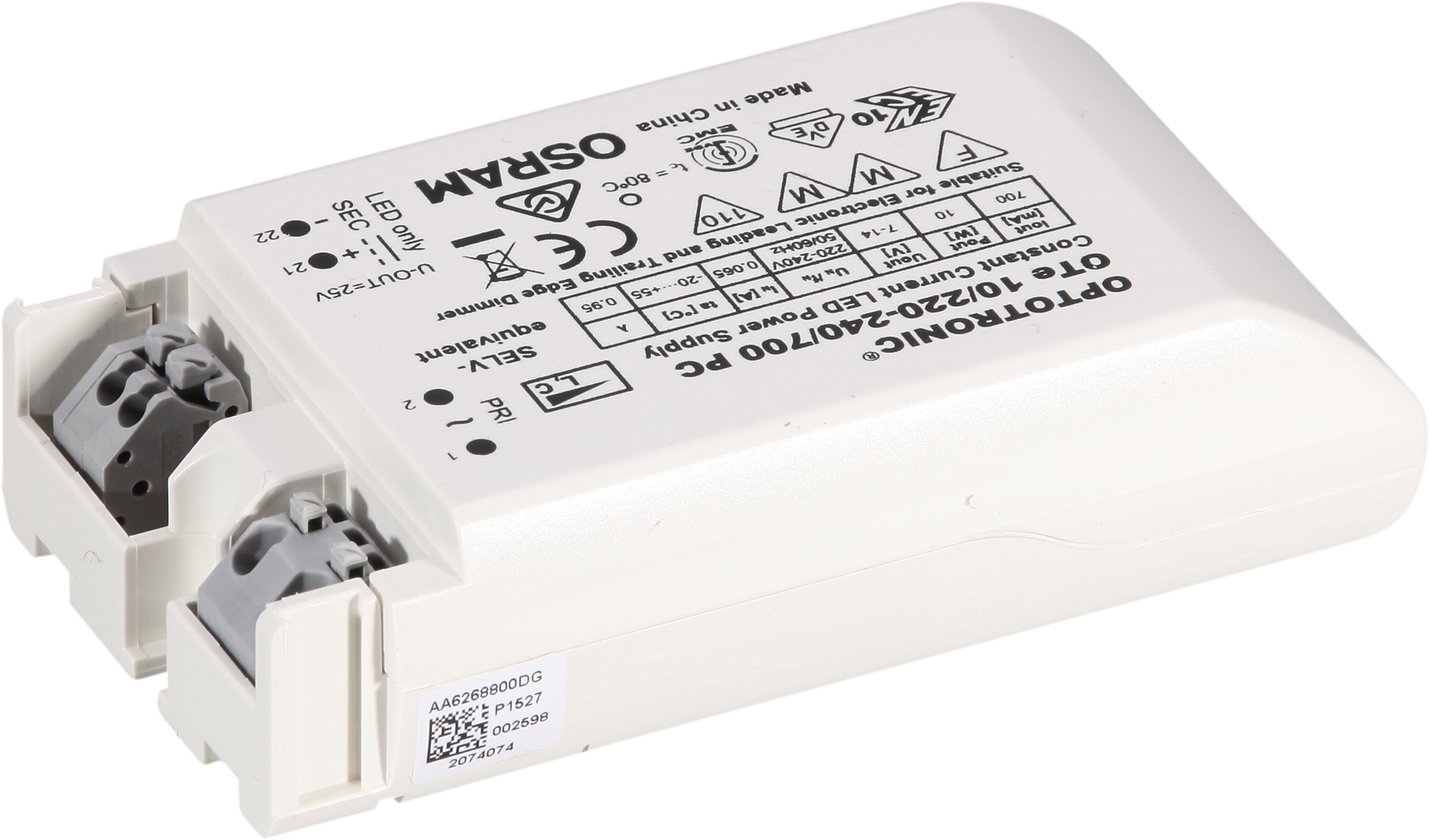 Konstantstromversorgung OTe 10 für LED 700mA 10W 240V