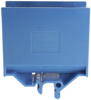 Borne de dérivation Woertz 70…120mm² 269A 800V vis 2×1 barre G bleu