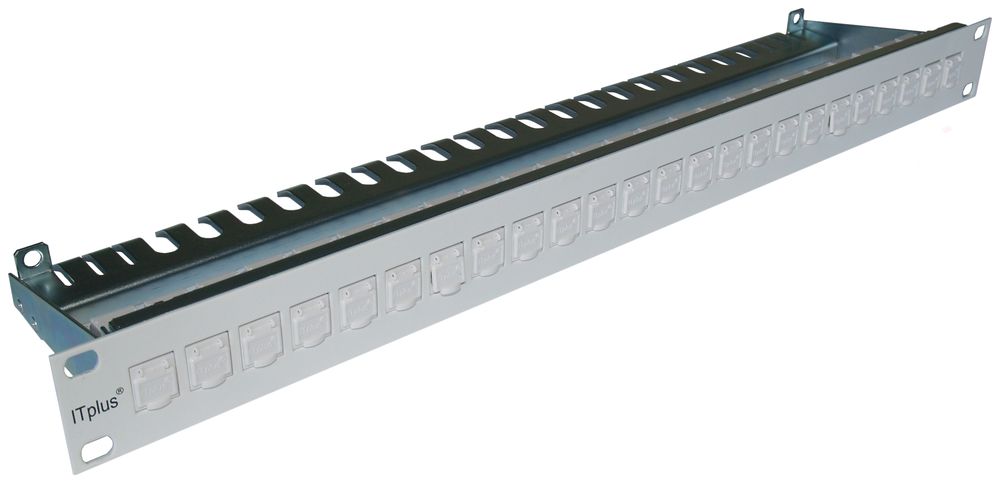 Pannello ITplus 1UA 24×RJ45/u bianco