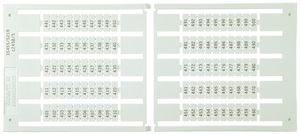 Bezeichnungsschildchen 5×9mm 10×11…20, 5 Kart. zu 100