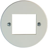 Disco frontale 58/4×RJ45 bianco