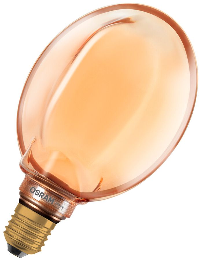 Lampe LED LEDVANCE Vintage 1906 E27 4W 220lm 1800K clair or VAR Ø130×171