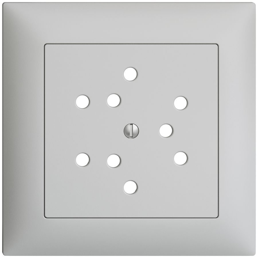 Frontset EDIZIOdue hellgrau 88×88mm 3×T12