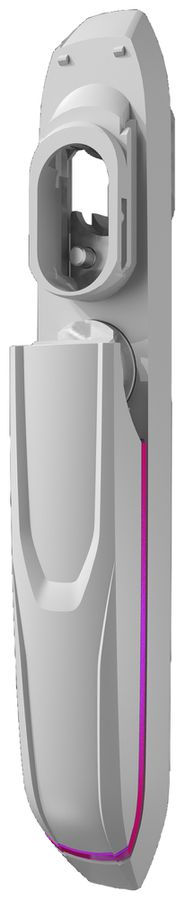 Poignée Rittal AX 2435.500 pivotant comfort pour AX KESO/KABA