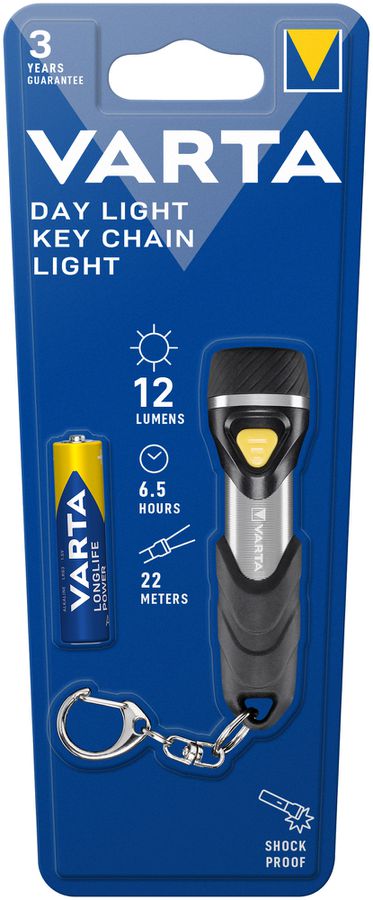 LED-Schlüsselanhänger VARTA Multi Day Light Key Chain, 12lm, mit 1×AAA