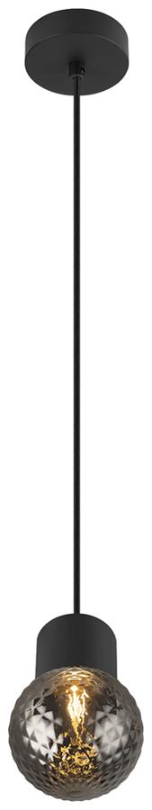 Pendelleuchte SLV VARYT E14 1×6W DIM Ø76×80mm schwarz