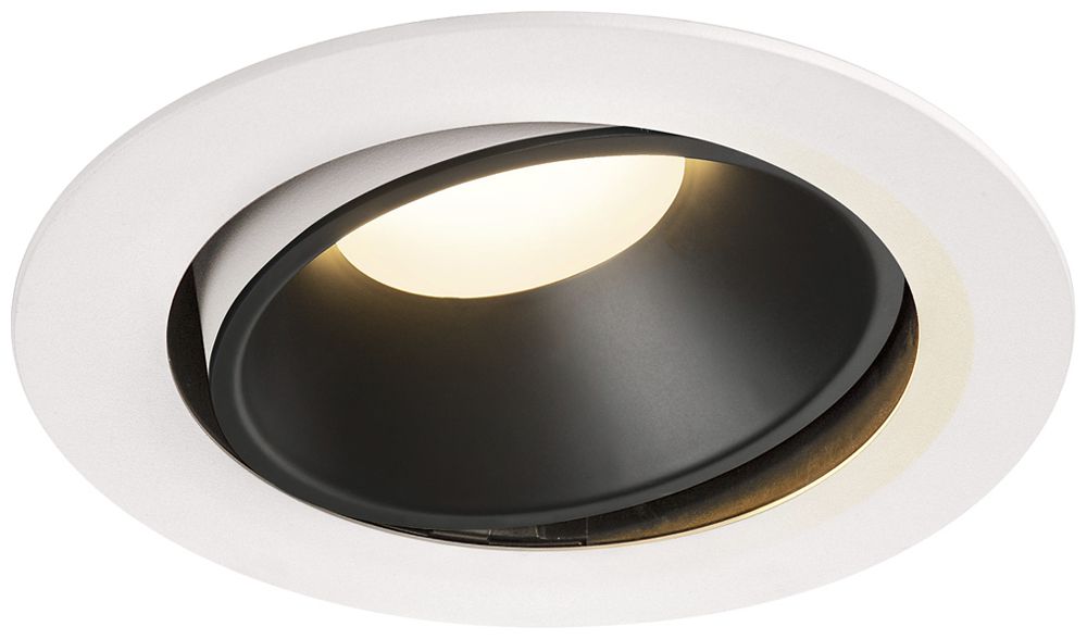 LED-Downlight SLV NUMINOS MOVE XL 37.4W 3300lm 3000K 20° DIM Ø190×118mm ws/sz