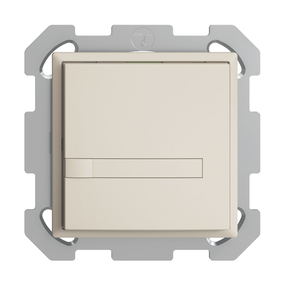 Poussoir KNX RGB ENC EDUE, 250mW, s.LED, a.papier 1×poussoir comm.1×touche crema