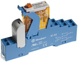 REG-Koppelrelais Finder 4C, 2W 8A/110VAC AgNi Federzugklemmen