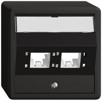 AP-Montageset EDIZIO.liv SNAPFIX® für freenet Kat.6A Adapter 2× sz