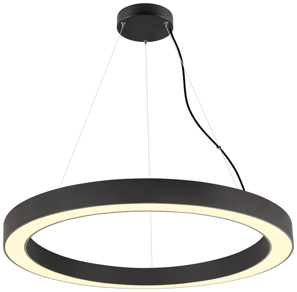 LED-Pendelleuchte SLV MEDO RING 90 42W 5000lm 930/940 DALI Ø900mm schwarz