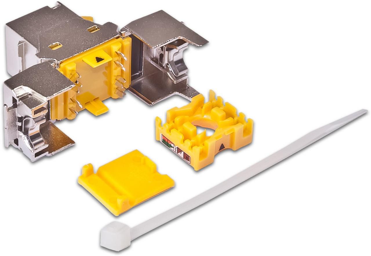 Wirewin Keystone Modul, C6A STP EA (ISO/IEC), 10 Gbps, geschirmt