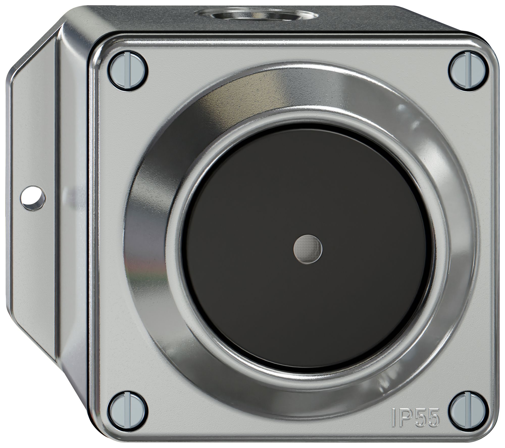 AP-Leuchtdruckschalter ELEMENT Sch 6/1L 16A 250V LED Aluminium