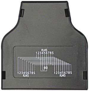 Adaptateur double blindé RJ45
