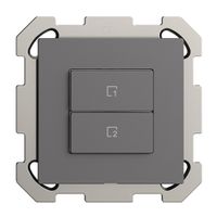 Pulsante scena INC 2 scene verticale/2T Edue Wiser grigio scuro