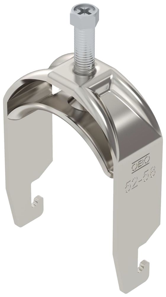 Fixation rapide BET 2056 pied à U métal 52…58mm 1×câble A4 1.4571