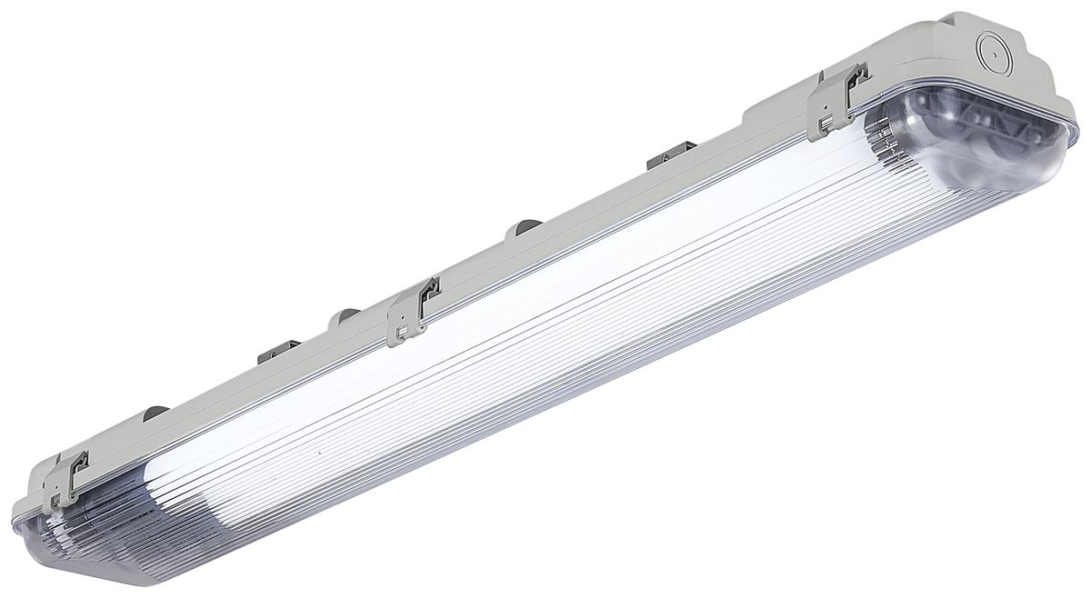 Feuchtraumleuchte Sylvania SYLPROOF G13 2×6.6W 1500lm 865 IP65 670×99mm grau