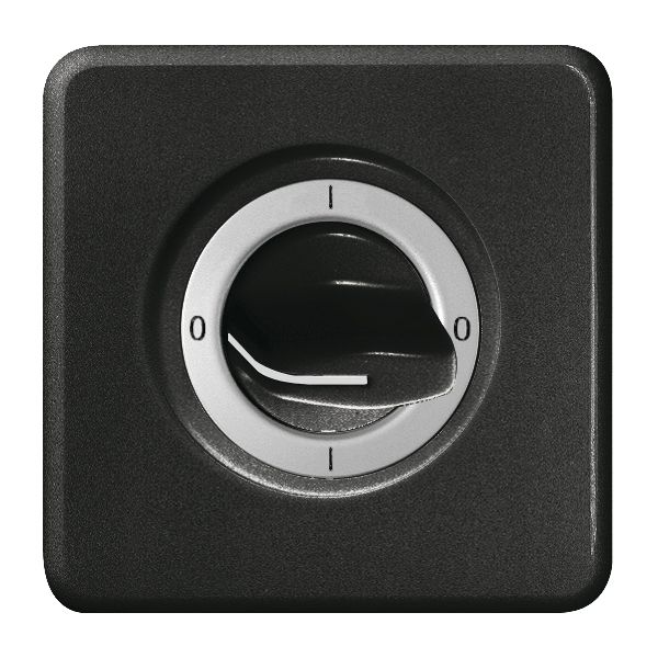 UP-Frontset FH 0-1-0-1 schwarz für Drehschalter