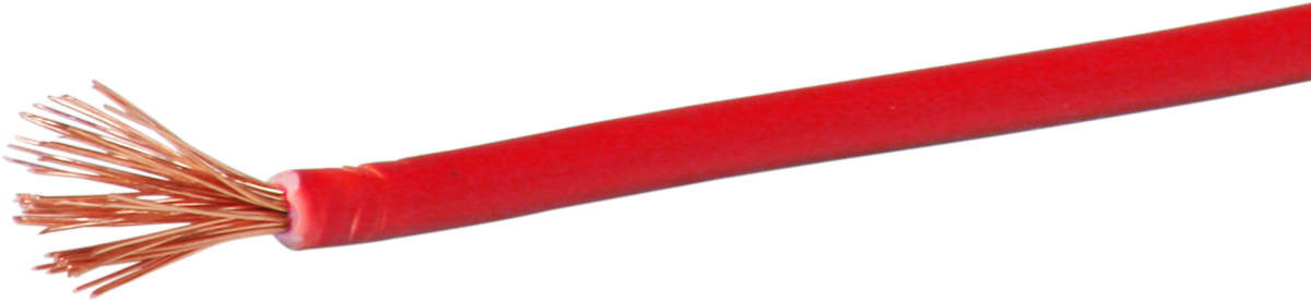 T-Litze 2.5mm² rot Eca, Spule à 100m