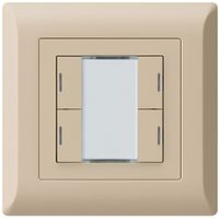 UP-Taster kallysto.line KNX 4×RGB LED s/e-link beige