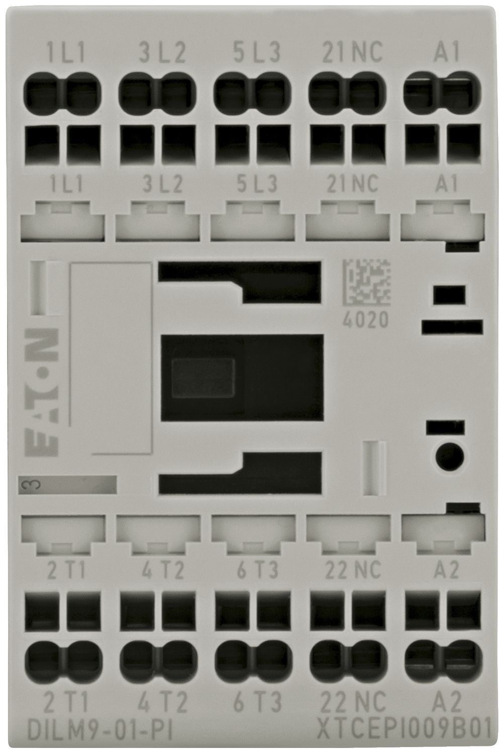 Contattore di potenza Eaton, 3P 4kW, 1R, 24VDC, Push-in
