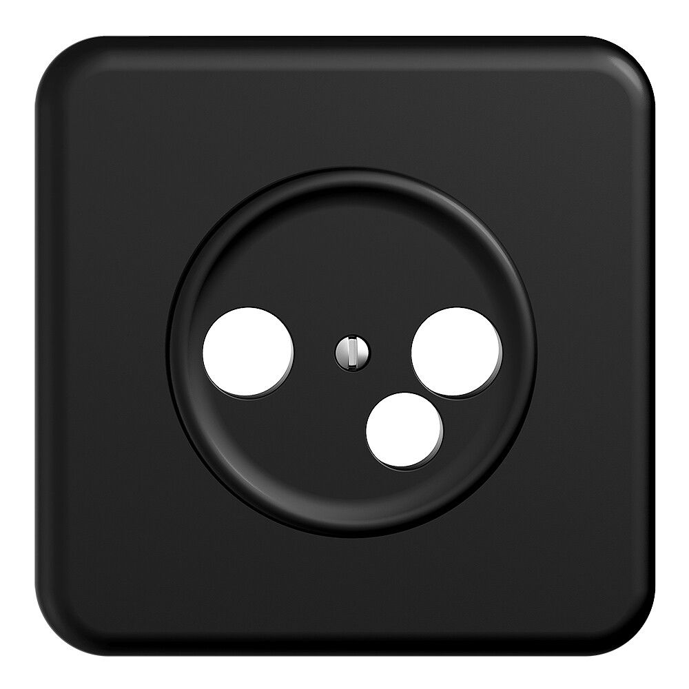 UP-Frontset STANDARDdue schwarz 90×90mm