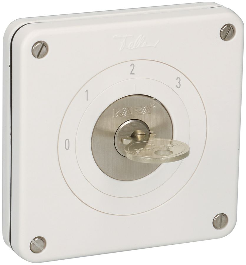 Interrupteur gradation ENC NEVO 1P, IP21, 0-1-2-3, cyl.1007F, 9h, plan 5000, bc