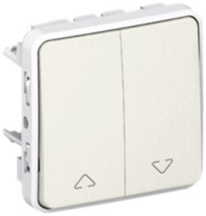 Interrupteur pour stores PLEXO 3+3/1L blanc