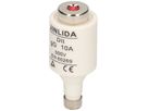 Fusibile D MAX HAURI DT-II 10A rosso 500V ritardo 50 KA gG Ø21×48mm 5 pezzi