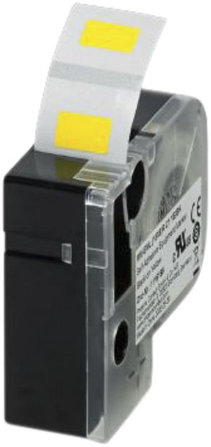 Etichetta PX MM-EML (15X9)R C1 YE/BK 15×9mm 285 pz. gi/ne