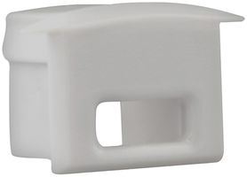 Tappo di chiusura DOTLUX PVC per profilo/copertura 3B grigio, con passacavo