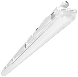 LED-Feuchtraumleuchte ESYLUX OLIVIA-2 45W 6800lm 4000K IP66 HF DALI-2 hellgrau