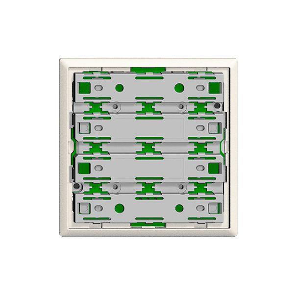 Placca frontale universale per 2×1t EDIZIOdue bianco con 2 LED