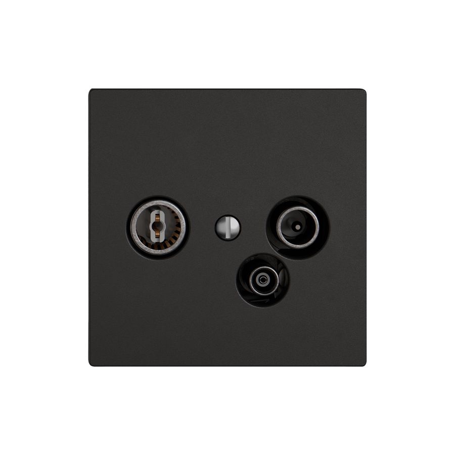 Antennendose TV-R-Daten EDIZIO.liv SNAPFIX® 19dB sz