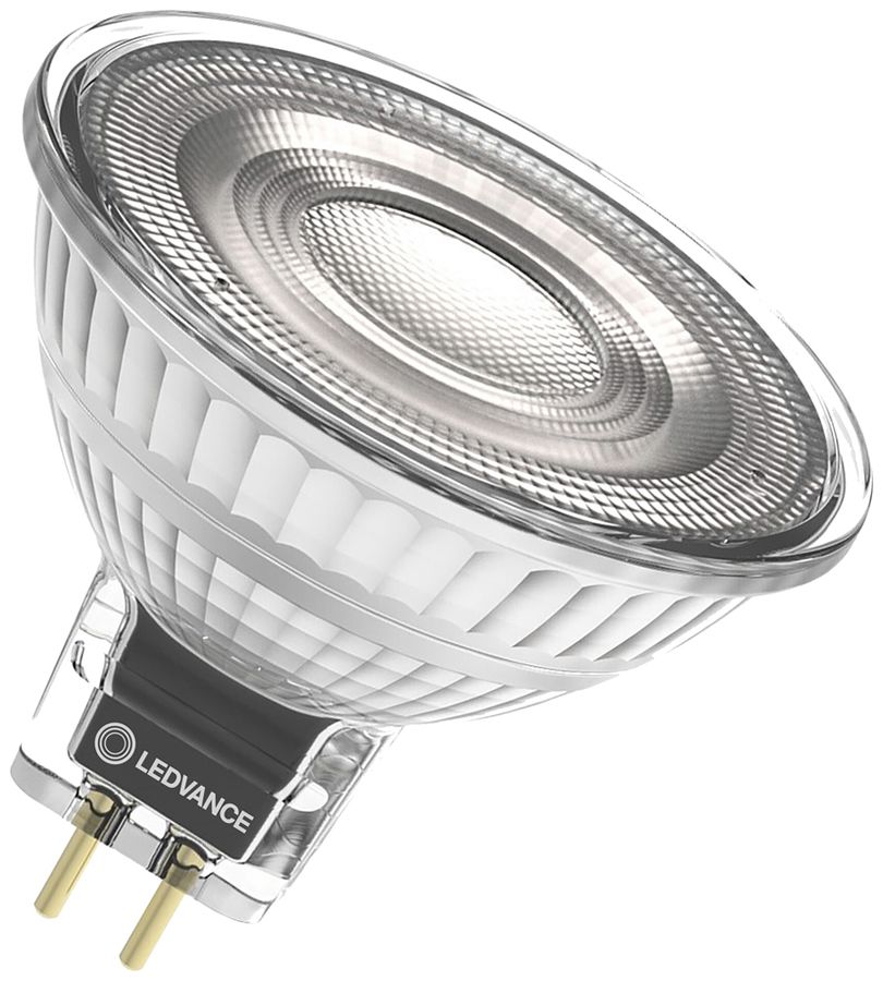 Lampe LED LEDVANCE GU5.3 2.6W 210lm 3000K Ø50×44mm MR16 clair 36°