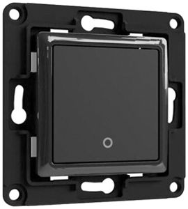 UP-Wandsender Shelly Wall Switch 1 1-Kan 70×70×12mm schwarz