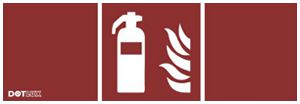 Pittogramma DOTLUX EXITflat estintore per 5406