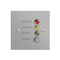 Türstation für Rufleuchte silver I, EDIZIOdue