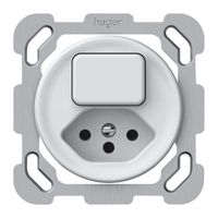 Combinaison ENC origin sch 3 + 1×type 13 77×77mm blanc