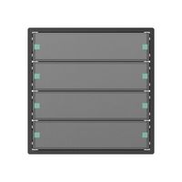 Tastsensor ABB SIDUS KNX Typ-E 4/8, anthrazit