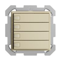 UP-KNX-Taster RGB EDUE, 250mW, m.RGB-LED, 4×Taste, 1×Tastenb., van