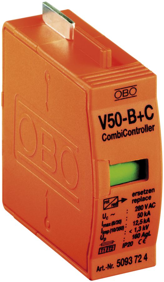 Parasurtension Bettermann V50 1L 280V partie supérieure